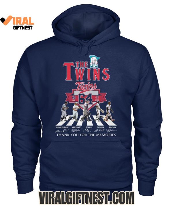 Minnesota Twins 64th 1961-2025 Thank You For The Memories Shirts