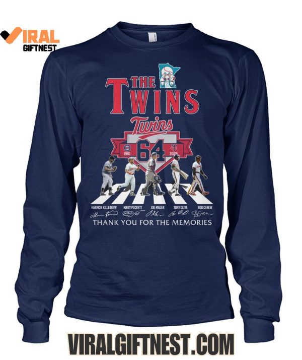 Minnesota Twins 64th 1961-2025 Thank You For The Memories Shirts