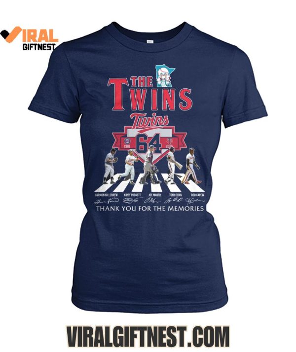 Minnesota Twins 64th 1961-2025 Thank You For The Memories Shirts