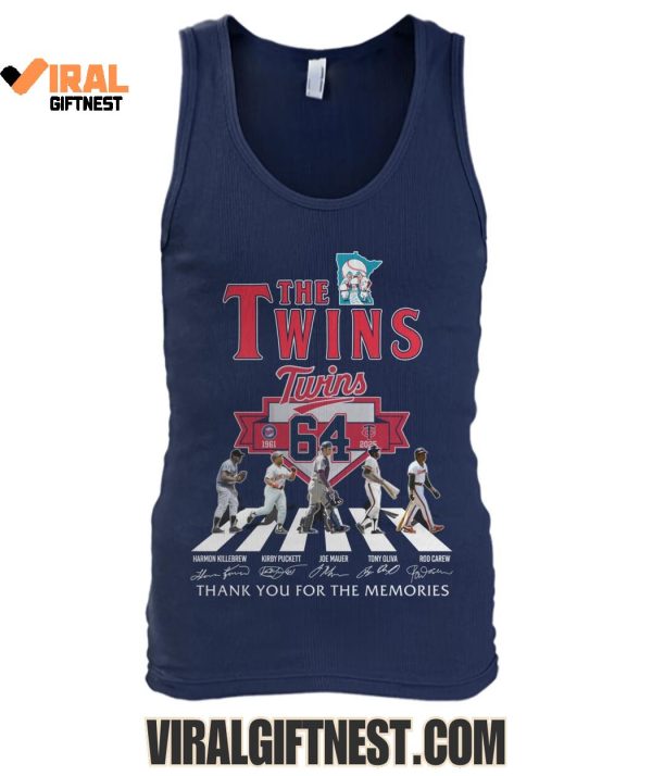 Minnesota Twins 64th 1961-2025 Thank You For The Memories Shirts