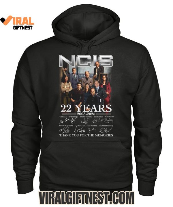 NCIS 22 Years 2003-2025 Thank You For The Memories Shirts