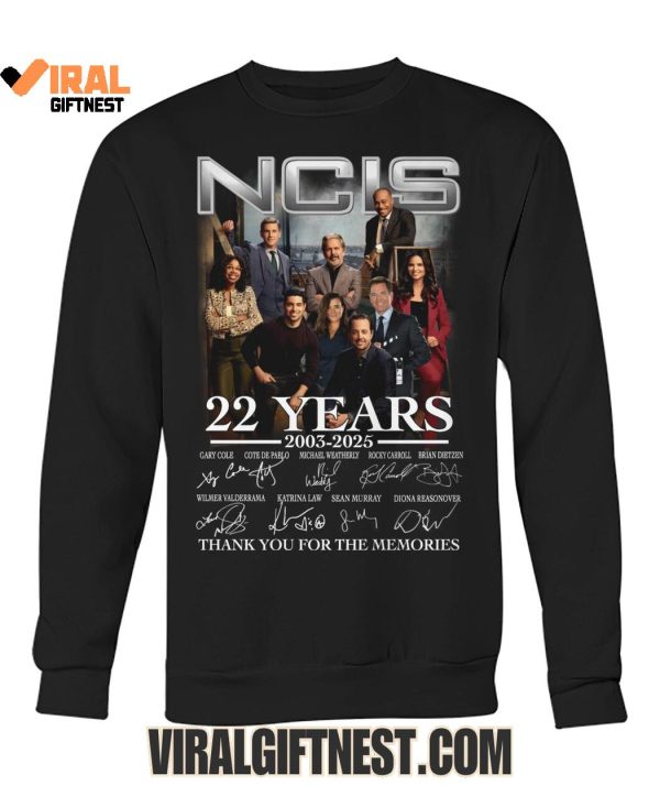 NCIS 22 Years 2003-2025 Thank You For The Memories Shirts