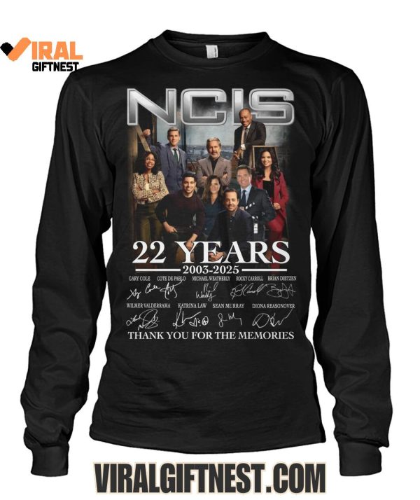 NCIS 22 Years 2003-2025 Thank You For The Memories Shirts