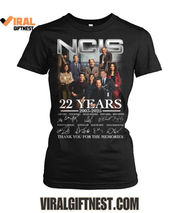 NCIS 22 Years 2003-2025 Thank You For The Memories Shirts