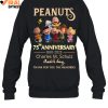 Peanuts 75th Anniversary 1950 2025 Charles M.Schulz Thank You For The Memories Shirts 3 wLoDk.jpg