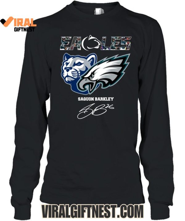 Philadelphia Eagles x Penn State Nittany Lions Saquon Barkley Signature Limited Edition Shirts