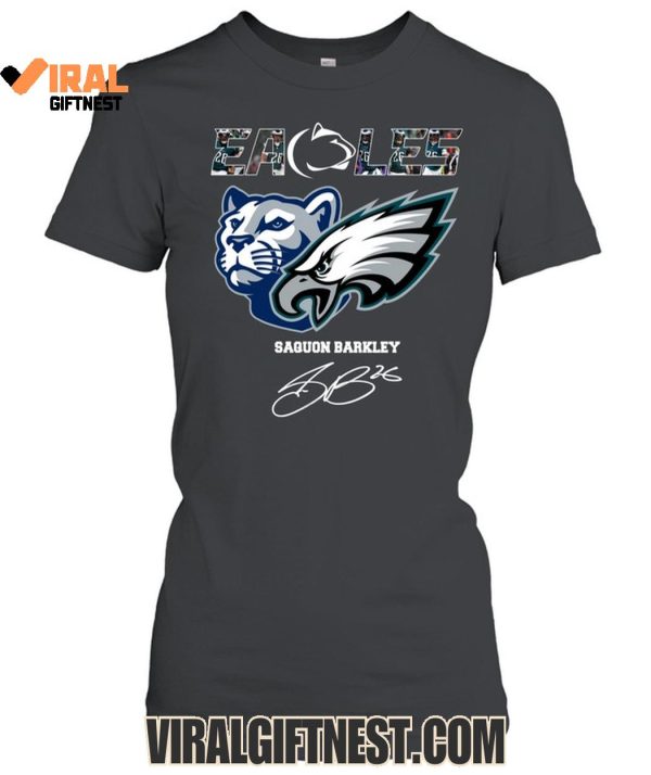 Philadelphia Eagles x Penn State Nittany Lions Saquon Barkley Signature Limited Edition Shirts