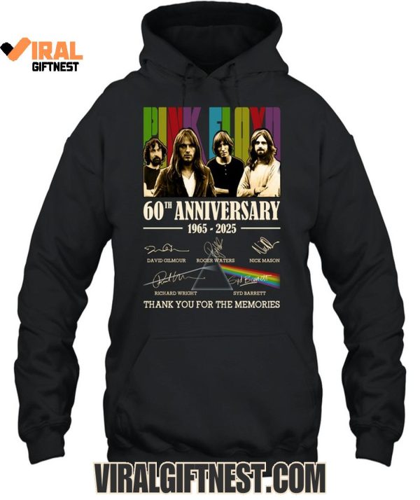 Pink Floyd 60th Anniversary 1965-2025 Thank You For The Memories Limited Edition Shirts