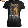 Pirates Of The Caribbean 22 Years 2003 2025 Thank You For The Memories Shirts