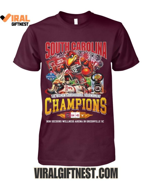 SEC Women’s Basketball Tournament Champions South Carolina Limited Edition Shirts