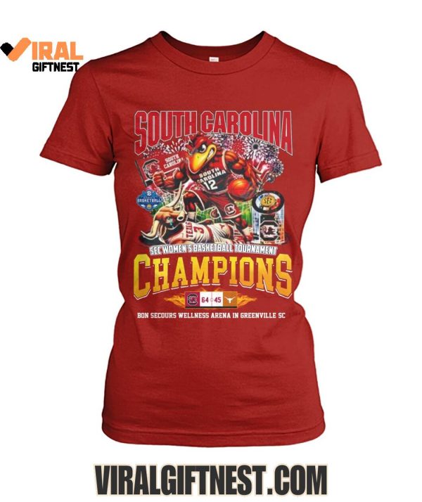 SEC Women’s Basketball Tournament Champions South Carolina Limited Edition Shirts