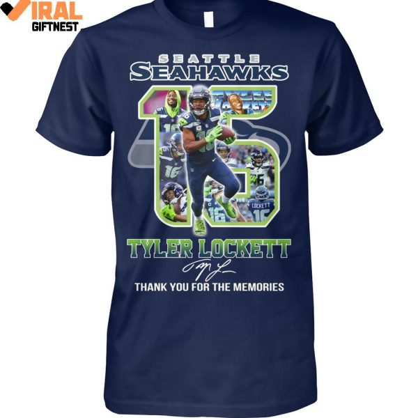 Seattle Seahawks x Tyler Lockett Thank You For The Memories Limited Edition Shirts