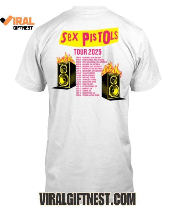 Sex Pistols Tour 2025 Limited Edition Shirts