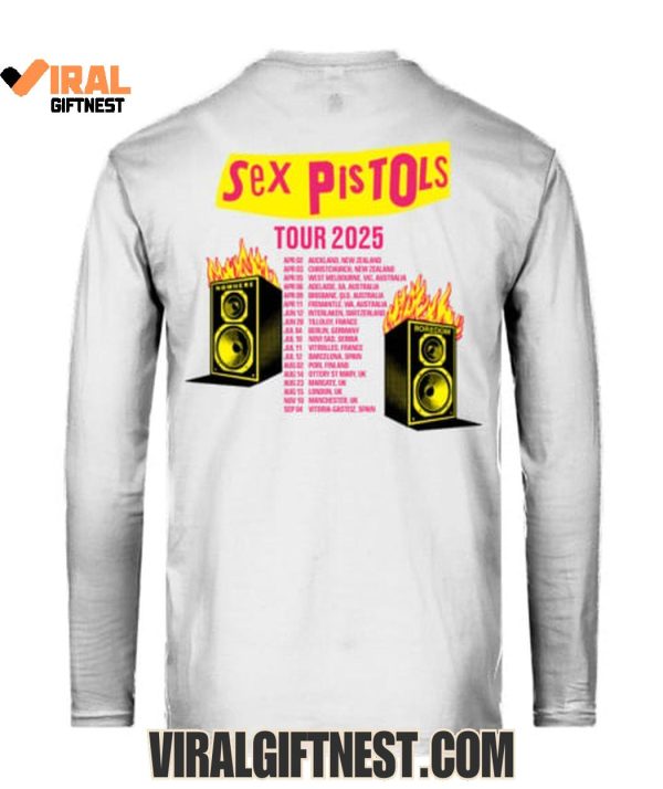 Sex Pistols Tour 2025 Limited Edition Shirts