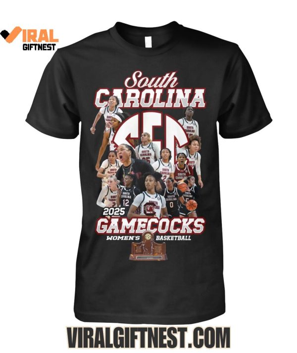 South Carolina Gamecocks Women’s Basketball Champions 2025 Limited Edition Shirts