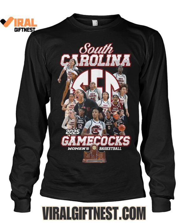 South Carolina Gamecocks Women’s Basketball Champions 2025 Limited Edition Shirts