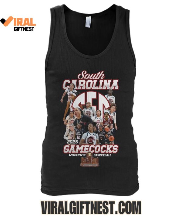 South Carolina Gamecocks Women’s Basketball Champions 2025 Limited Edition Shirts