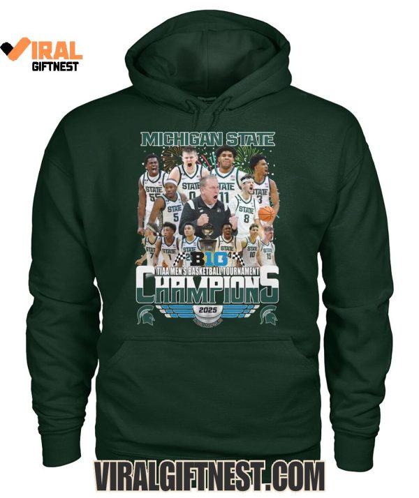 TIAA Men’s Basketball Tournament Champions 2025 Michigan State Limited Edition Shirts