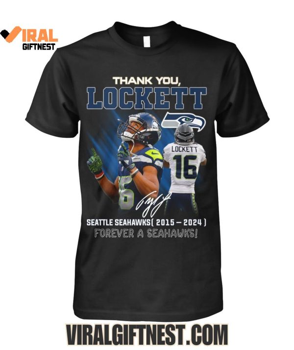 Thank You, Tyler Lockett x Seattle Seahawks (2015-2024), Forever A Seahawks! Limited Edition Shirts