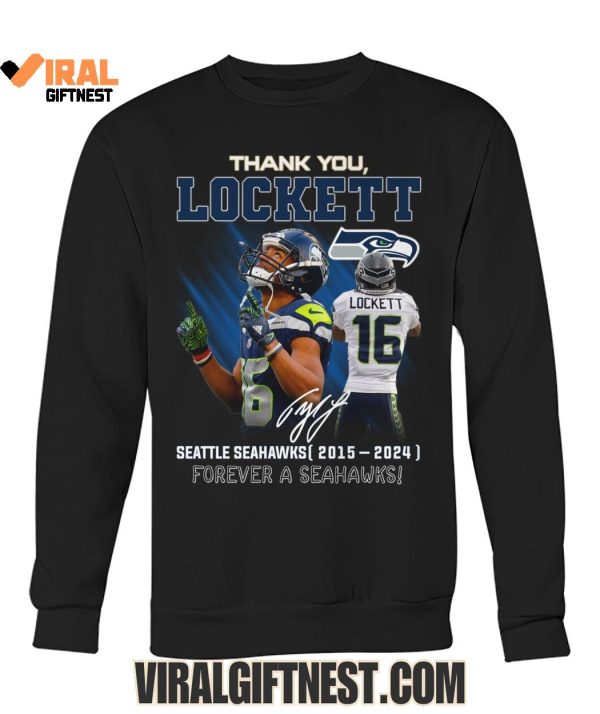 Thank You, Tyler Lockett x Seattle Seahawks (2015-2024), Forever A Seahawks! Limited Edition Shirts