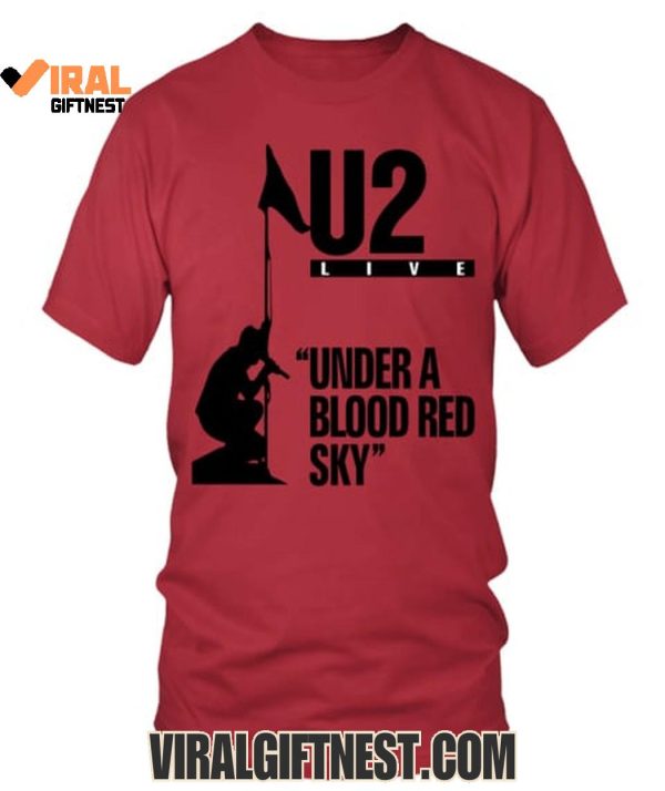 U2 Rock Band 2025 Under A Blood Red Sky Limited Edition Shirts