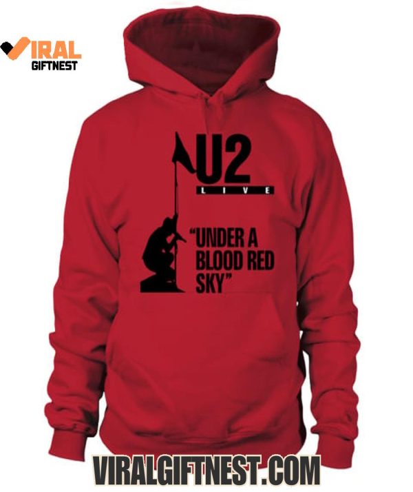 U2 Rock Band 2025 Under A Blood Red Sky Limited Edition Shirts