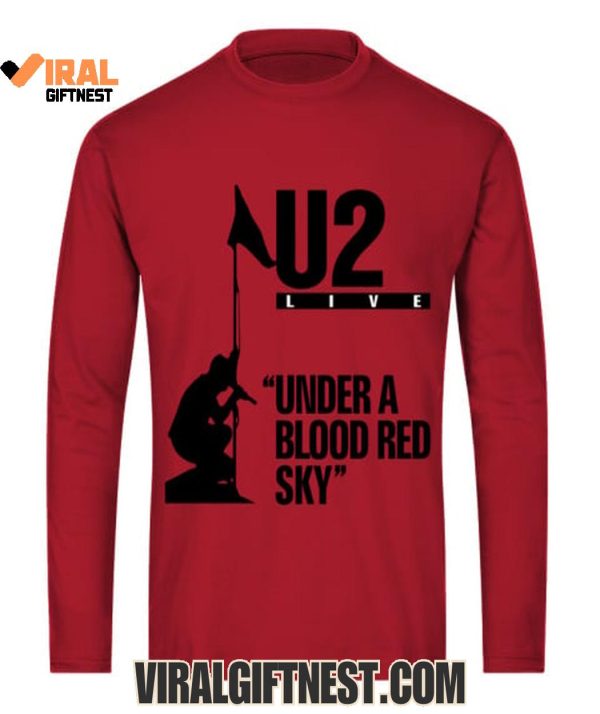 U2 Rock Band 2025 Under A Blood Red Sky Limited Edition Shirts