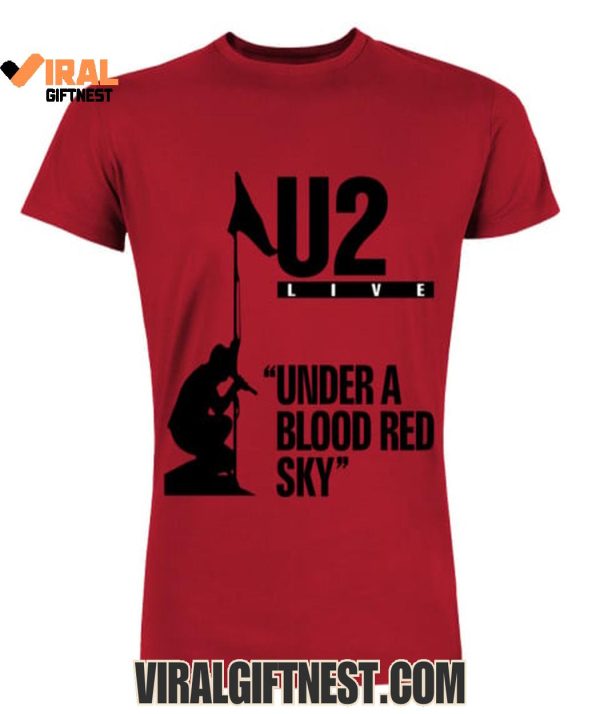 U2 Rock Band 2025 Under A Blood Red Sky Limited Edition Shirts