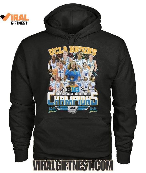 UCLA Bruins B1G TIAA Women’s Basketball Tournament Champions 2025 Limited Edition Shirts