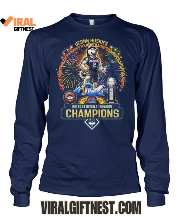 UConn Huskies Basketball Big East Regular Season Champions Limited Edition Shirts