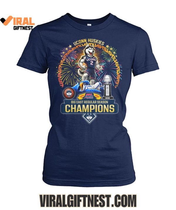 UConn Huskies Basketball Big East Regular Season Champions Limited Edition Shirts