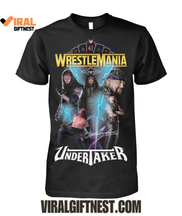 WrestleMania x The Undertaker 2025 Special Edition Shirts