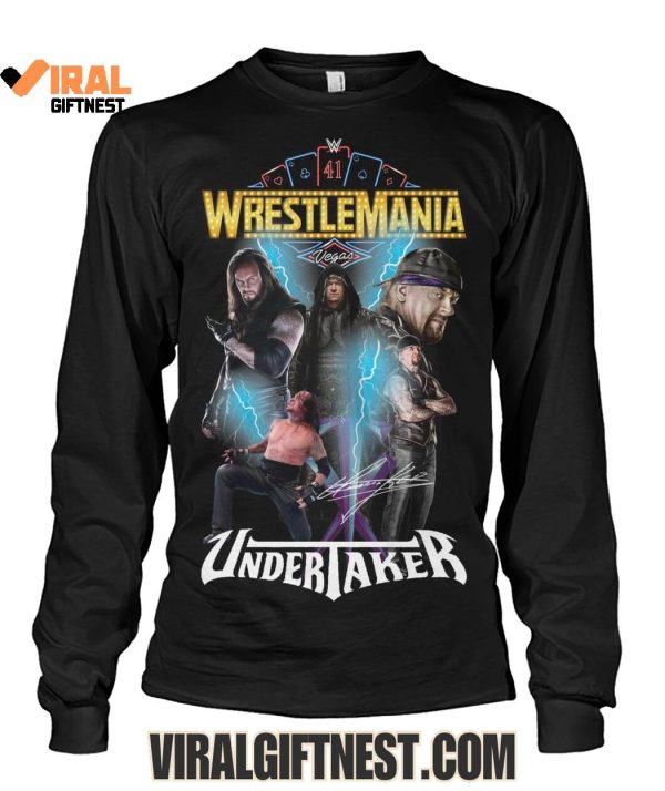 WrestleMania x The Undertaker 2025 Special Edition Shirts