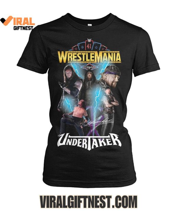 WrestleMania x The Undertaker 2025 Special Edition Shirts